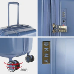 Dkny-413 Maleta 60Cm City Block -Almacenamiento De Viaje steel blue sku 16663468 22520284 xxl