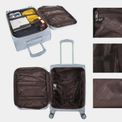 Dkny-624 Trolley Cabina After Hours Dkny Dkny-624 After Hours -Almacenamiento De Viaje storm grey logo print sku 16663480 26170725 xxl