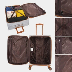 Dkny-636 Maleta 70Cm Sign.Strip -Almacenamiento De Viaje storm grey sku 16663507 43380435 xxl