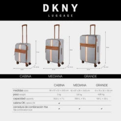 Dkny-636 Maleta 70Cm Sign.Strip -Almacenamiento De Viaje storm grey sku 16663507 43390629 xxl