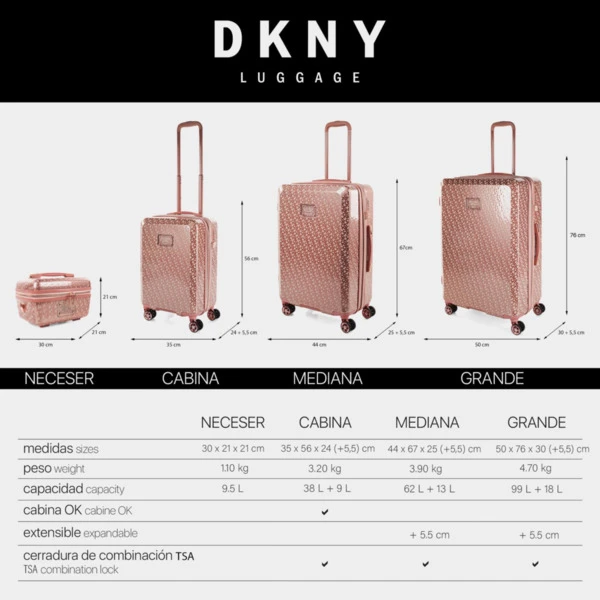 Dkny-069 Maleta 70Cm Sign.Hardside 6 Dkny-069 Maleta 70Cm Sign.Hardside - Imagen 4