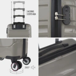 Maleta Cabina -Almacenamiento De Viaje taupe sku 16667880 20080496 xxl