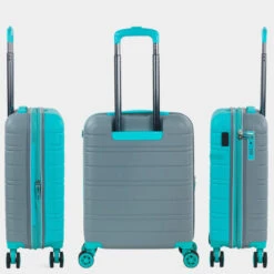 Maleta De Cabina San Marino Rígida En Abs Extensible Con Capacidad De 49L Con Tsa Y Usb -Almacenamiento De Viaje turquesa plata sku 16041900 37370359 xxl