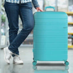 Maleta Grande San Marino En Abs Extensible Con Capacidad De 128L Con Tsa 38 Maleta Grande San Marino En Abs Extensible Con Capacidad De 128L Con Tsa -Almacenamiento De Viaje turquesa plata sku 16041914 45300702 xxl
