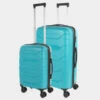 Juego De 2/3 Maletas (Cabina, Mediana Y Grande) Moscu Rigida/Blanda Con Capacidad De 87 L -Almacenamiento De Viaje turquesa sku 16512404 51180824 xxl