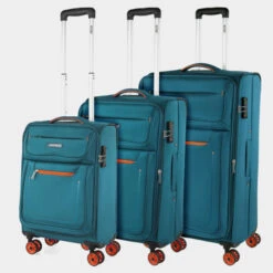 Juego De Maletas 50/60/70Cm Jaslen Colchester -Almacenamiento De Viaje turquesa sku 16667216 07120685 xxl