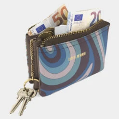 Monedero-Tarjetero-Llavero De Piel Lois Mirage -Almacenamiento De Viaje turquesa sku 16679415 19120579 xxl