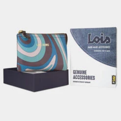 Monedero-Tarjetero-Llavero De Piel Lois Mirage -Almacenamiento De Viaje turquesa sku 16679415 19130790 xxl