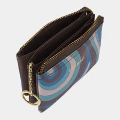 Monedero-Tarjetero-Llavero De Piel Lois Mirage -Almacenamiento De Viaje turquesa sku 16679415 19140925 xxl