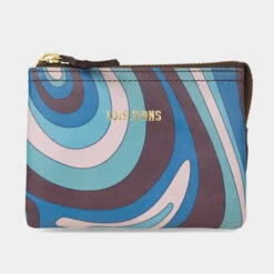 Monedero-Tarjetero-Llavero De Piel Lois Mirage -Almacenamiento De Viaje turquesa sku 16679415 19160091 xxl