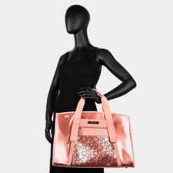 Dkny-624 Large Weekender After Hour Dkny Dkny-624 After Hours -Almacenamiento De Viaje venus rose logo print sku 16663494 33380102 xxl