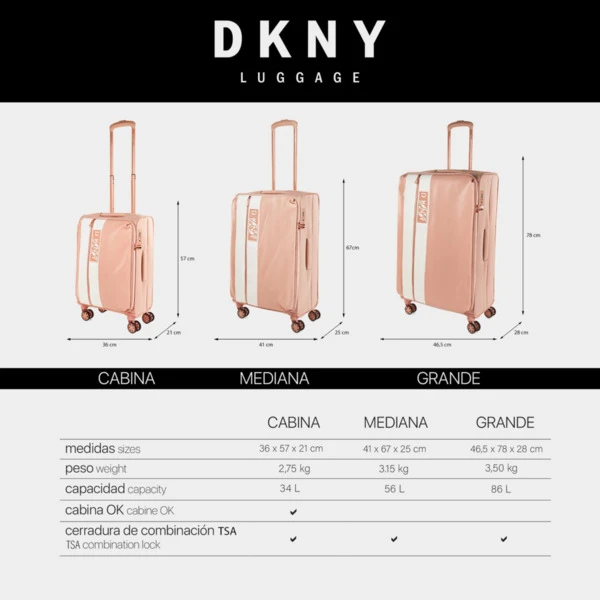 Dkny-408 Trolley Cabina Instinct Dkny Dkny-408 Instinct 6 Dkny-408 Trolley Cabina Instinct Dkny Dkny-408 Instinct - Imagen 4