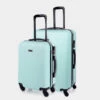 Juego De 2/3 Maletas (Cabina, Mediana Y Grande) Tiber Rigida Con Capacidad De L -Almacenamiento De Viaje verde menta sku 16625773 33020898 xxl