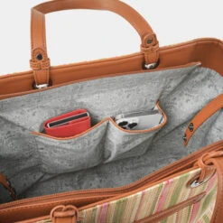 Bolso Shopper Lois Charlotte -Almacenamiento De Viaje verde rosa sku 16661655 16200208 xxl