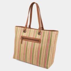 Bolso Shopper Lois Charlotte -Almacenamiento De Viaje verde rosa sku 16661655 16230418 xxl