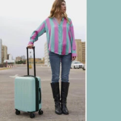 Maleta De Cabina Skpat Lisboa Rígida En Abs Extensible Con Capacidad De 39L Tsa Integrado 32 Maleta De Cabina Skpat Lisboa Rígida En Abs Extensible Con Capacidad De 39L Tsa Integrado -Almacenamiento De Viaje verde sku 16092012 00570108 xxl