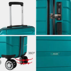 Maletas Mediana Venecia Rigida/Blanda Con Capacidad De 105 L -Almacenamiento De Viaje verde sku 16567085 48010291 xxl