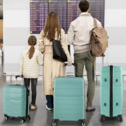 Maletas Mediana Bristol Rigida/Blanda Con Capacidad De 94 L -Almacenamiento De Viaje verde sku 16674604 22520854 xxl