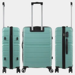 Juego De 2/3 Maletas (Cabina, Mediana Y Grande) Bristol Rigida/Blanda Con Capacidad De 94 L -Almacenamiento De Viaje verde sku 16674610 27000832 xxl