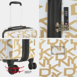 Dkny-62D Maleta Cabina Deco Signatu Dkny Dkny-626D Deco Signature -Almacenamiento De Viaje white gold sku 16663503 00440932 xxl