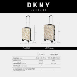 Dkny-62D Maleta Cabina Deco Signatu Dkny Dkny-626D Deco Signature -Almacenamiento De Viaje white gold sku 16663503 00480191 xxl