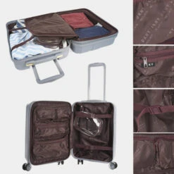 Dkny-413 Maleta Cabina City Block Dkny Dkny-413 City Block -Almacenamiento De Viaje white silver sku 16663465 57010159 xxl